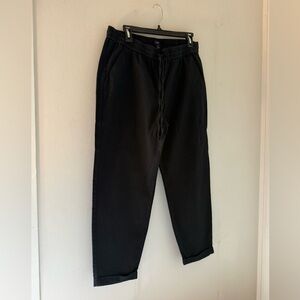 EUC J. Crew Black Ankle Linen Pants